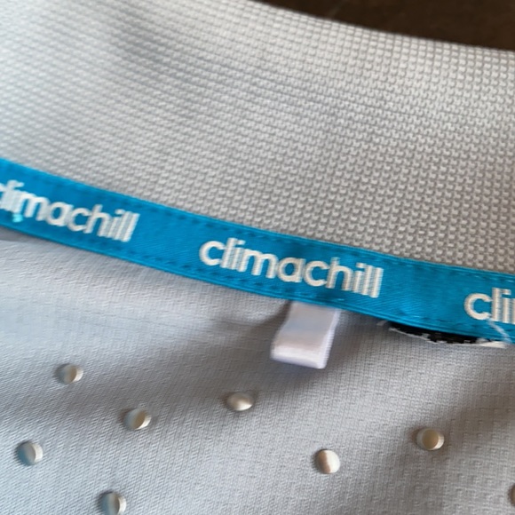 Adidas Clima Chill Long Sleeve Polo Shirt - Picture 3 of 5